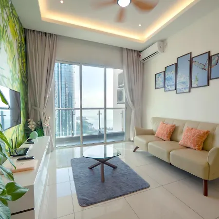 Seaview Condo Near Rf Mall, Food Court & Free Netflix Johor Bahru Exterior photo